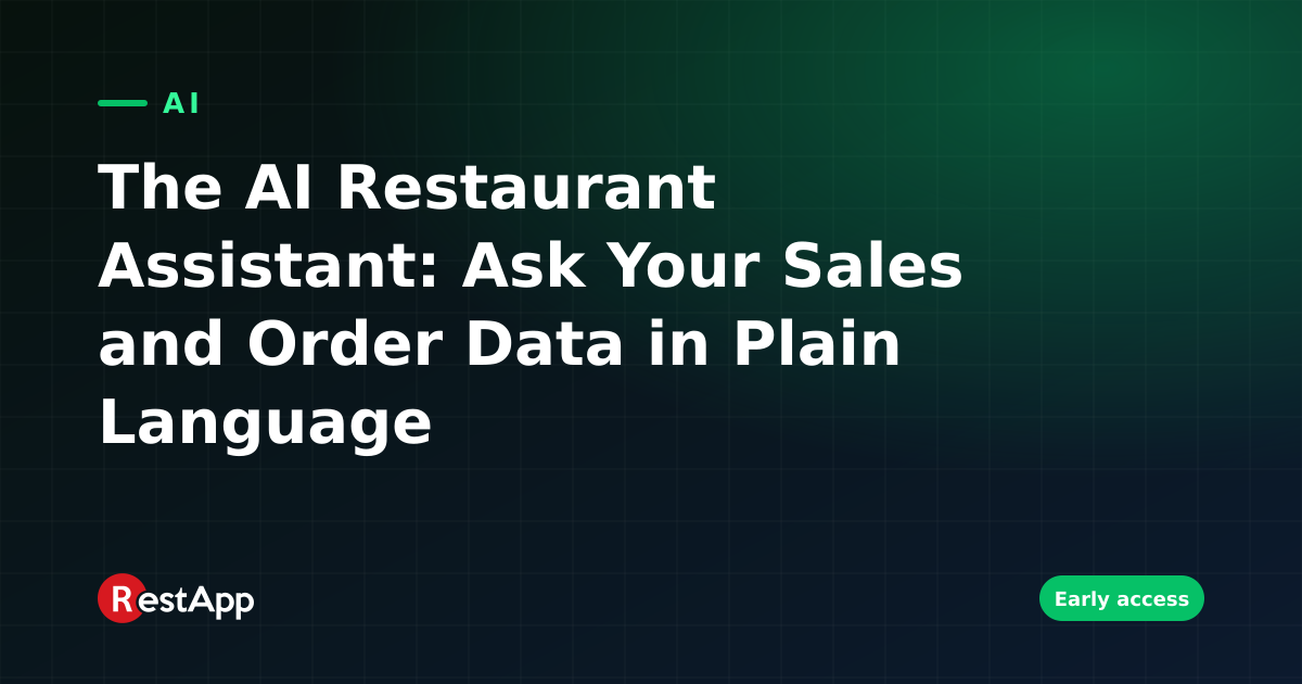 The AI Restaurant Assistant: Ask Your Sales and Order Data in Plain Language