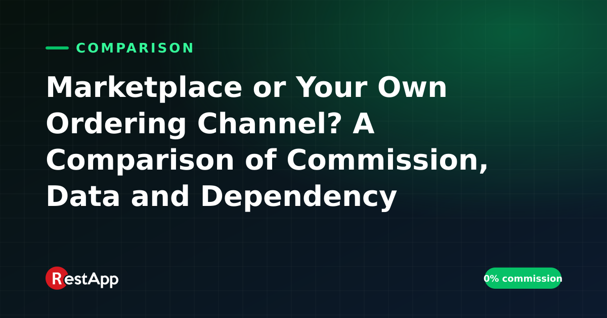 Marketplace or Your Own Ordering Channel? A Comparison of Commission, Data and Dependency