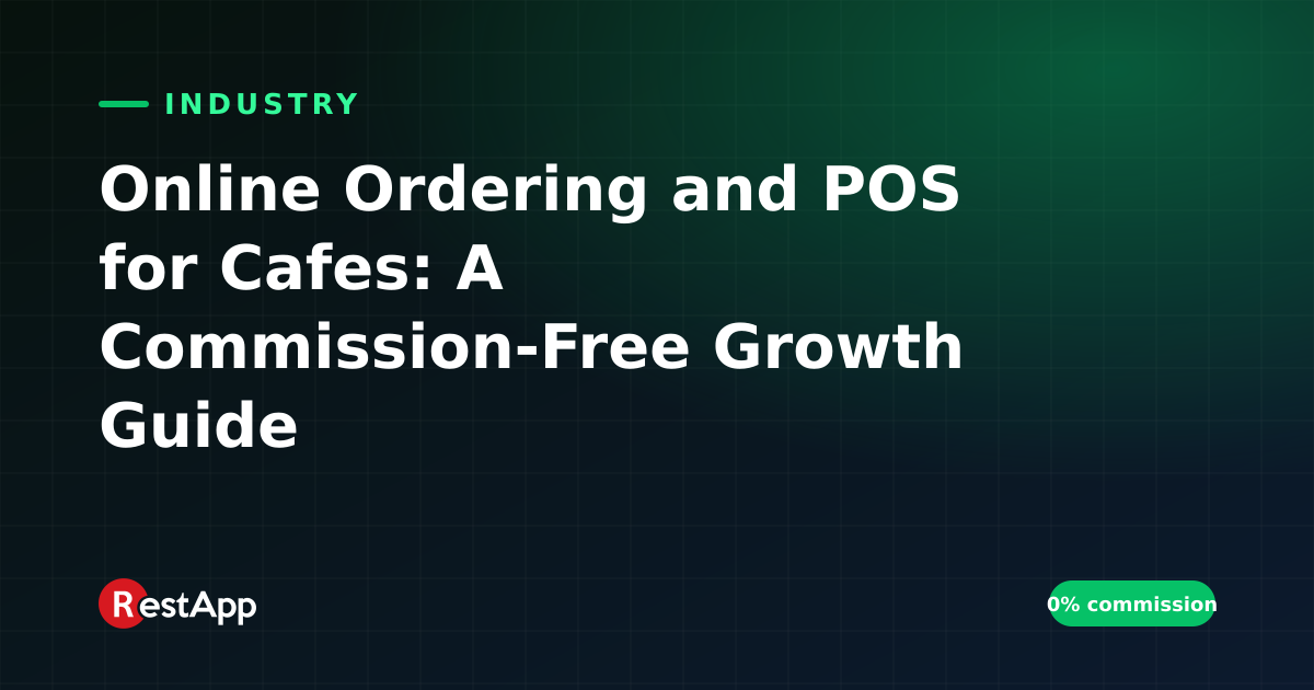Online Ordering and POS for Cafes: A Commission-Free Growth Guide