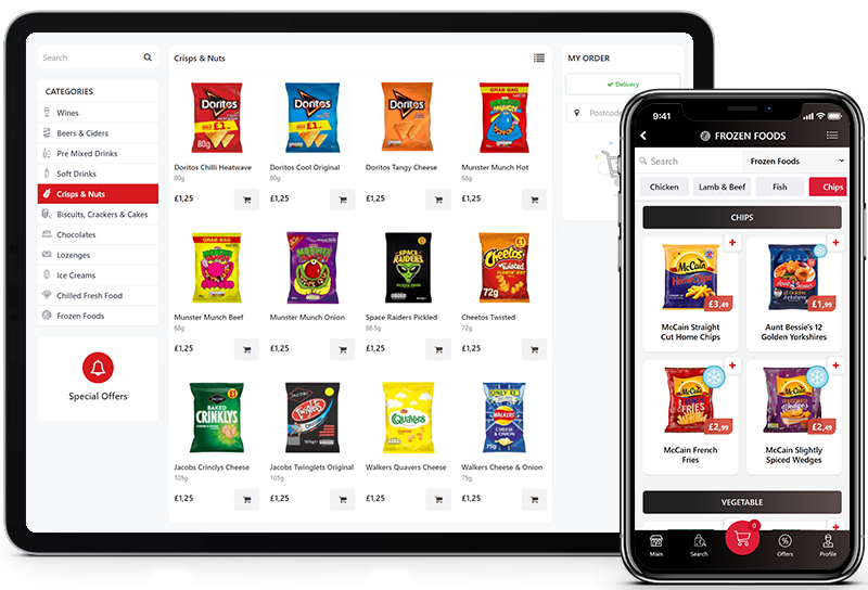 Your own online grocery ordering system