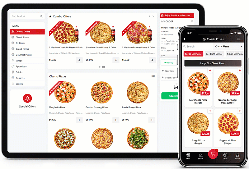 Receive your pick-up orders online