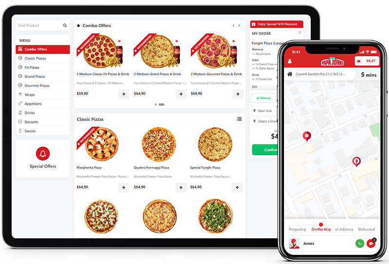 Get delivery orders from your customers