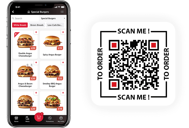 Fastest self ordering experience for customers
